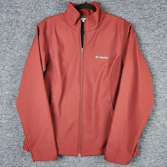Womens Columbia Kruser Ridge Softshell Jacket‎ Crimson Red - Picture 1 of 6
